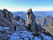 Rifugio Rosalba (1730 m) con Colle Garibaldi (1824 m) in autunnale ad anello il 28 ottobre 2020 - FOTOGALLERY